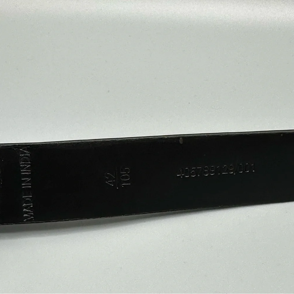 Polo Ralph Lauren Black Leather Belt Size 42